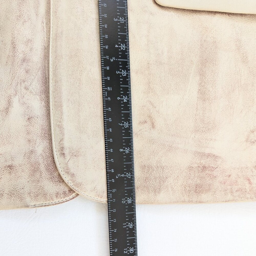 Vintage Men's Weathered Western Leather Blazer Large - Picture 7 of 13